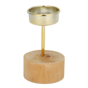 Ensemble de bougies en métal plaqué or de qualité standard pour bougie lumineuse dîner bougie lumière dîner Table support votif - Product Image 3