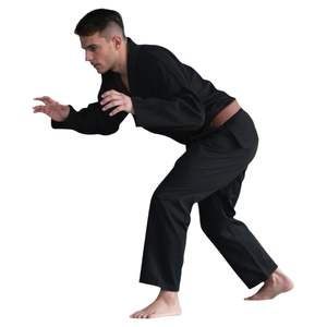 Personalizado BJJ Gi uniforme 450gsm tejido de perlas Kimono Jiu Jitsu traje con cinturón bordado Logo OEM artes marciales equipo - Product Image 6