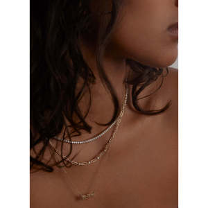 Collar de diamantes de tenis de tres puntas de Rachel, 6.75 quilates en total - Product Image 3