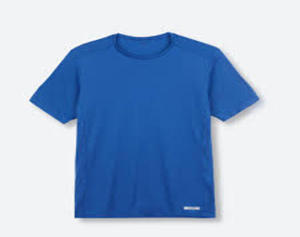 T-shirt homme personnalisé imprimé, coupe ajustée, en coton biologique, col rond, manches courtes, tissu Dobby uni à séchage rapide - Product Image 2