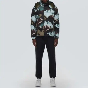 แจ็กเก็ตขนเป็ดกันลมให้ความอบอุ่นสำหรับผู้ชายเสื้อแจ็คเก็ตบุนวมหนาสำหรับใส่กลางแจ้งเสื้อแจ็คเก็ตลายพรางใส่ได้ทุกเพศ - Product Image 2