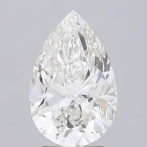 IGI 3,06 CT White Pear Cut Lab Diamond G Color VS1 Clarity Loose Calibrated Lab creó diamantes para la fabricación de joyas - Product Image 1