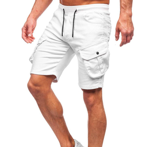 Short cargo en maille pour homme, séchage rapide, léger, extérieur, jambe droite, logo personnalisé, short en tissu polyester et nylon - Product Image 1