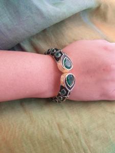 Traditional Designer AD Stone Openable Kada Fashionable Jewelry Openable Kada With AD Stones Trendy Kada for <b>Girls</b> and Women - Product Image 4