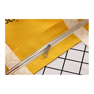 Offre Spéciale en gros multicolore coton sacs fourre-tout en gros pas cher jaune canard Logo personnalisé impression coton toile sac - Product Image 4