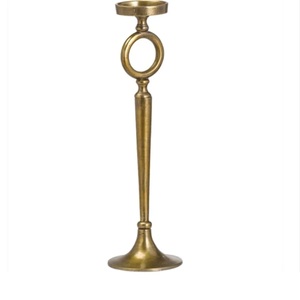 เชิงเทียนเคลือบทองสำหรับตกแต่งโต๊ะอาหารค่ำเชิงเทียนโลหะแบบแฮนด์เมด - Product Image 2