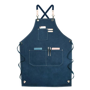 Canvas Chef Bib <b>Apron</b> Waterproof Woodworking <b>Aprons</b> Heavy Duty <b>BBQ</b> <b>Apron</b> Gift for Him - Product Image 3