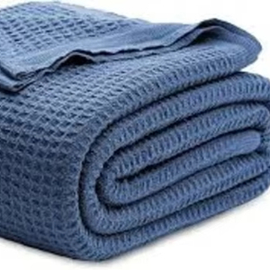 Manta de asiento de coche de bebé de muselina de tejido de gofres de algodón con estampado de jirafa de jungla personalizada hecha y ligera para el verano de HI - Product Image 1