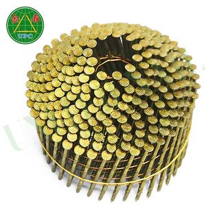 Clavos de bobina intercalados de alambre de 15 grados 9000 piezas 1-3/4 "espiral/suave/vástago de anillo para fabricación de paletas de fábrica de Vietnam - Product Image 4