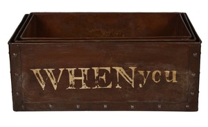 Burnell Customizable Lightweight Iron <b>Tray</b> Set Modern Portable Flower <b>Pots</b> & Planters for Indoor & Garden Use - Product Image 5