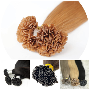 Premium 613 Blonde Remy Extensions de cheveux V-Tip Utilisation permanente - Product Image 5