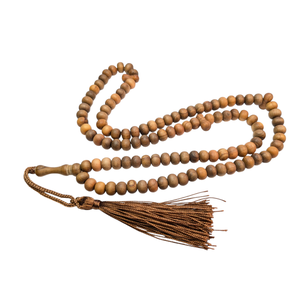 Collar de cuentas de madera Mala collar hombres mujeres accesorios joyería regalo diseño de cuentas Mala collar - Product Image 2