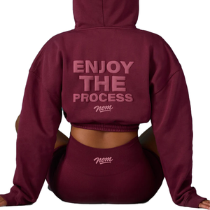 Sweat à capuche en tricot d'hiver pour homme personnalisé ODM 500g Coton Longue applique de logo sur le devant Polaire Style vintage pour le sport - Product Image 6