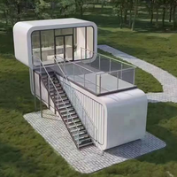 Maisonnette mobile préfabriquée Apple Cabin pour plusieurs applications, y compris supermarché, école, appartement, hôpital