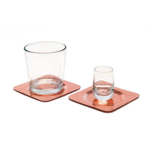 ที่รองแก้วหินทองแดงเครื่องครัวและที่รองแก้วทองแดงอุปกรณ์เสริมสำหรับแก้วน้ำและกาแฟ - Product Image 6