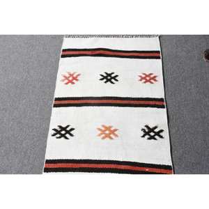 Alfombra turca elegante vintage de 17x38 pies, decoración moderna en blanco y negro, área grande clásica, retazos rectangulares, látex de lana de 10mm para pasillo - Product Image 3