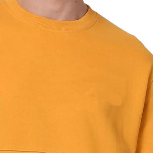 เสื้อสเวตเชิ้ตผ้าฝ้าย 100% ระบายอากาศได้ดี น้ำหนักเบา แฟชั่นทันสมัย สไตล์เรียบง่าย สีพื้น สำหรับทุกเพศ ขายดี - Product Image 5