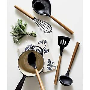 Utensilios de confort directos de fábrica, cuchara de resina de madera Natural, soporte para espátula para cocina, el mejor estilo de comida de Ángel - Product Image 4