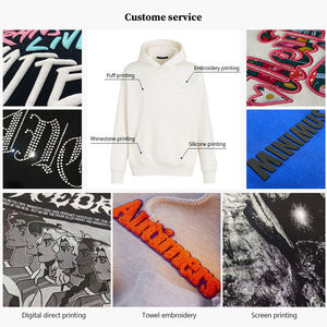 Sudadera con Capucha de Franela Reversible de Doble Capa Personalizada OEM, Chaqueta Cuadrada con Cremallera y Estampado a Cuadros para Hombre y Mujer, 100% Algodón, Gruesa, Bordada e Impresa - Product Image 5