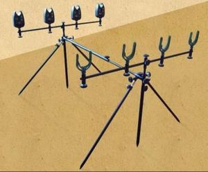 Varilla de alta calidad, trípode europeo ajustable telescópico de acero inoxidable, accesorios de pesca, varilla <span class=keywords><strong>Pod</strong></span> Carpe - Product Image 3