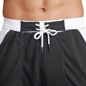 Pantalones cortos de baloncesto informales personalizables al por mayor para hombre, ropa deportiva con estampado sólido de malla transpirable de verano con etiqueta privada - Product Image 3