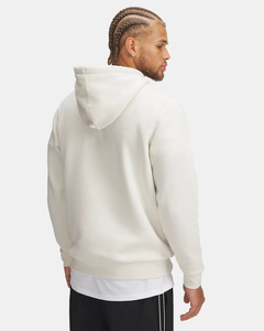 Sudadera con capucha y cremallera para hombre, media blanca, de ajuste regular, de algodón polar, con lavado ácido, logotipo serigrafiado, informal, para otoño, transpirable - Product Image 2