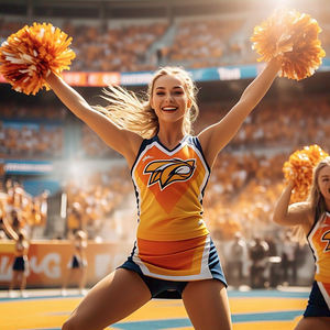 Maillot imprimé de haut de danse de performance respirant à sublimation personnalisée pour les équipes maillot de compétition de pom-pom girl - Product Image 6