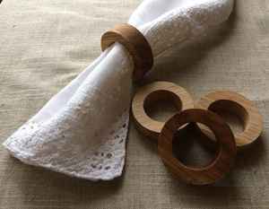 Rond de serviette en bois - Product Image 2