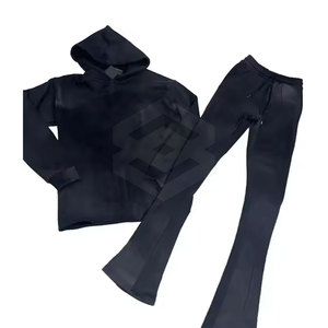 Conjuntos Deportivos de Invierno para Hombre de Alta Calidad, Algodón/Poliéster, Transpirables, Ligeros, Personalizables, Sudadera con Capucha de Manga Larga - Product Image 4
