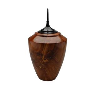 Urnas de Cremación de Madera con Acabado Esmaltado Brillante Estilo Europeo, Urnas de Recuerdo Personalizadas para Cenizas de Adultos - Product Image 5