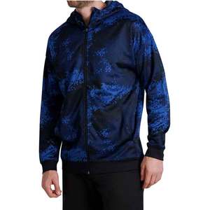 Sweats à capuche zippés à sublimation personnalisée vente en gros sweatshirts à capuche de haute qualité sweatshirts à capuche avec logo personnalisé OEM sweat à capuche zippé pour hommes - Product Image 1