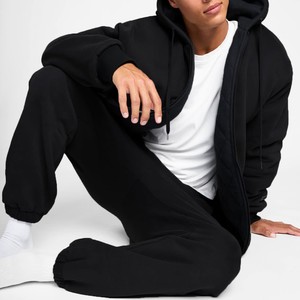 New Style Oversized <b>Fleece</b> Zip Up Hoodies <b>Thick</b> <b>Jacket</b> Custom Logo Wholesale Heavy Sweatshirt Warm Streetwear Supplier For USA - Product Image 6