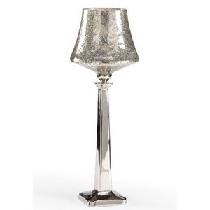 Hot Nordic Design Candle Holder Single Piece Parties Event Table Decorative Aluminium Candle Holder and Candle Stand <b>Silver</b> - Product Image 5