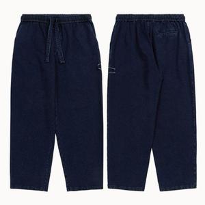 Pantalones de chándal de pierna recta 300GSM para hombre de fábrica, pantalones deportivos holgados con logotipo personalizado, pantalones de chándal con cordón transpirable para hombre - Product Image 3