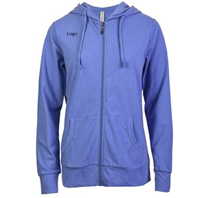 Veste à capuche pour femmes, sweat-shirt en coton léger à fermeture éclair, bon marché et confortable, printemps, meilleures ventes - Product Image 6