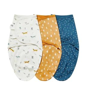 Couverture d'emmaillotage pour bébé toutes saisons Lot de 3 nouveau-nés couvrant les bébés humides et absorbants Premium Swaddle Arya International Latest - Product Image 1