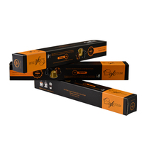 Boîtes en papier pour capsules de café avec impression de logo personnalisé, emballage pour capsules de café expresso, vente chaude