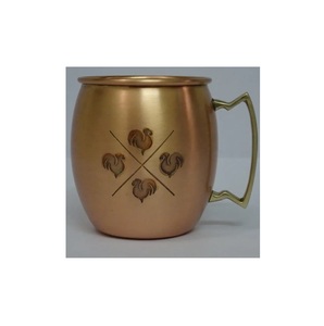 Tazas de cobre reales Taza de cobre al por mayor Taza de cerveza de café Vodka martillado Mula Taza de cobre Fabricante caliente en Inda - Product Image 1