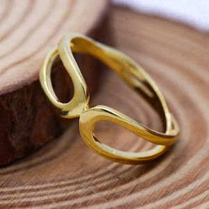 Nueva llegada de diseñador de plata 925 plata esterlina sólida chapada en oro anillos hechos a mano joyería para venta al por mayor - Product Image 4