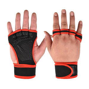 Workout Unisex Fitness Cross Training Glove WOD GYM Weightlifting Silicone Padding with <b>Wrist</b> <b>Support</b> Gloves For Sale - Product Image 3