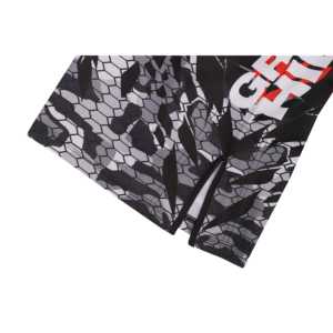 Pantalones Cortos de MMA Sublimados Blancos GREEN HILL (10543) con Logotipo Bordado, Servicio OEM, Ropa de Artes Marciales BJJ - Product Image 4