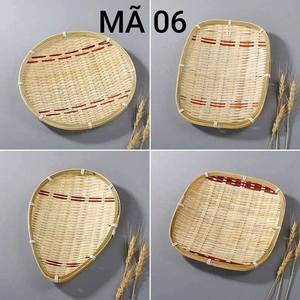 Bandeja de bambú natural de Vietnam hecha a mano para la sostenibilidad - Product Image 5