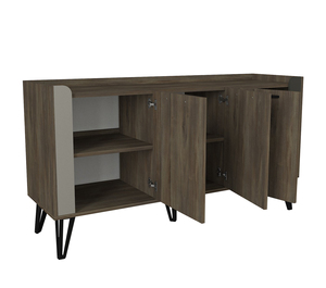 Exclusif De Luxe Borges Console Turkiye Meilleure Vente Moderne Aggloméré Cura-Riversand-Anthracite Bureau À Domicile Appartement Meubles - Product Image 5