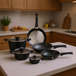 Sphera WS79109SPHA 9-Piece Non-Stick Aluminum <b>Cookware</b> Set - Product Image 3