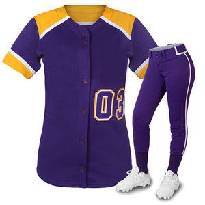 Uniforme de Béisbol Personalizado con Logotipo, Transpirable, de Secado Rápido, Manga Corta, para Hombre, Nuevo Estilo, Ropa Deportiva de Softbol, Sublimación, Transferencia de Calor - Product Image 4