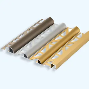 Vente en gros de profilés d'habillage mural en alliage d'aluminium revêtus de poudre pour la protection et la décoration des murs extrudés d'aluminium - Product Image 1