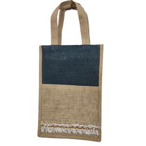 Bolsa de Almuerzo de Yute Personalizada al por Mayor de Gemini: Bolsas de Compras Ecológicas y Reutilizables de Fibra Natural - Product Image 1