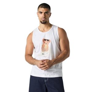 Débardeur de gymnastique pour hommes respirant 100% coton Spandex Slim Fit OEM Logo personnalisé Marque privée Support DTG Impression Usine ODM En vrac - Product Image 1