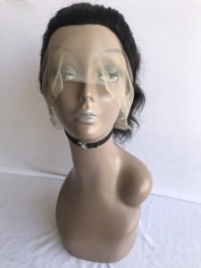 วิกผมธรรมชาติ16นิ้วสำหรับผู้หญิงผิวดำ,ผมคนบราซิลวิกผม Remy Virgin HD เต็มลูกไม้ลอนธรรมชาติ - Product Image 4