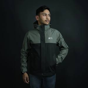 Navigate Soft Shell Chaqueta repelente al agua Invierno a prueba de viento Impermeable Stand Collar Cierre de cremallera Relleno de poliéster Ajuste holgado - Product Image 4